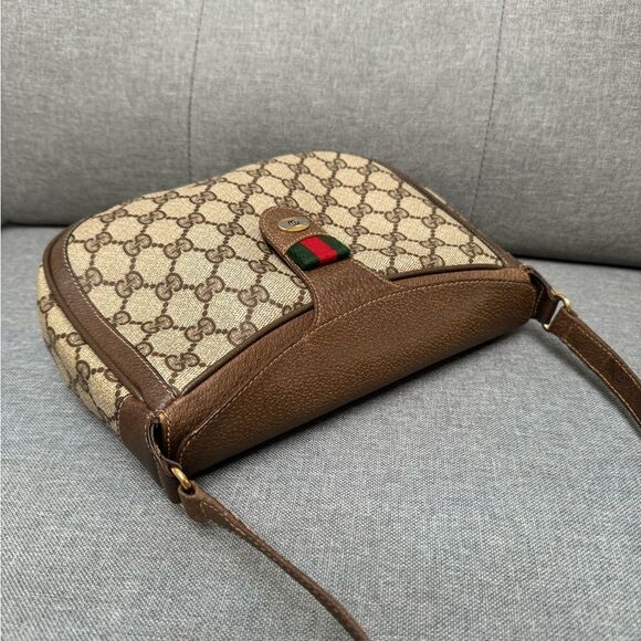 ✨GUCCI Sherry Line Beige Shoulder Bag Gold Hardware Leather | Authentic 1002056✨ - Picture 4 of 16